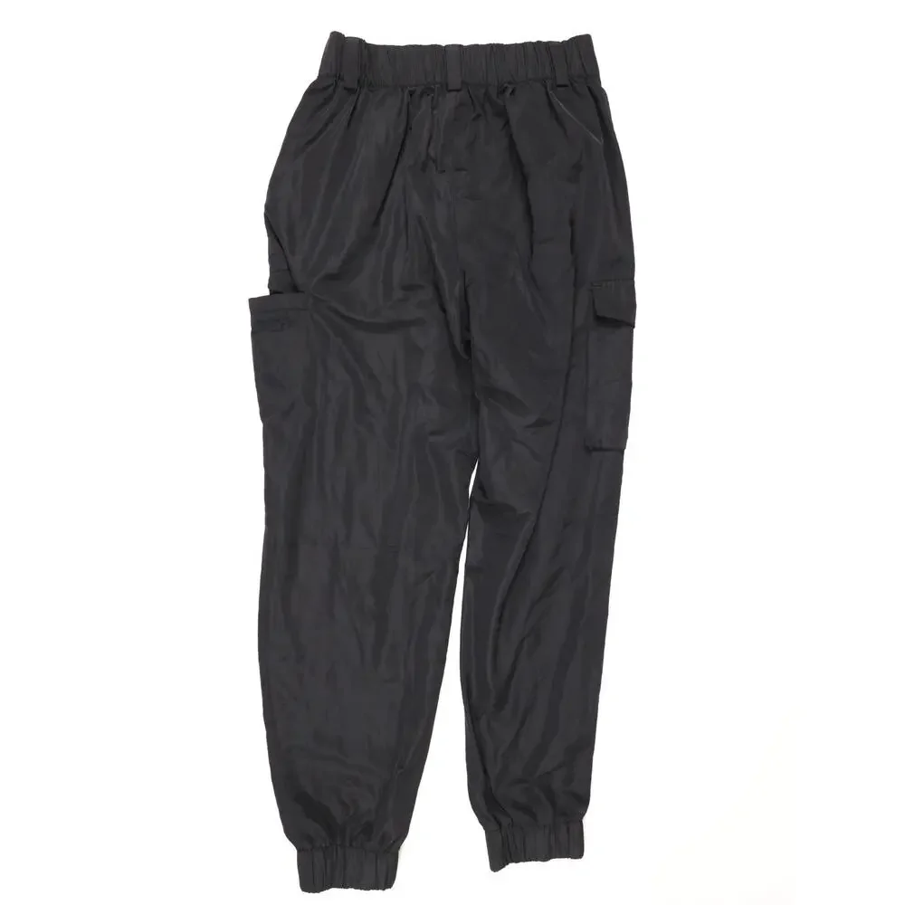 Alo Yoga High-Waist Break Line Cargo Joggers Black XS Utility Athleisure Travel